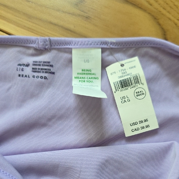 Aerie Light Purple Bikini Set - Picture 2 of 5